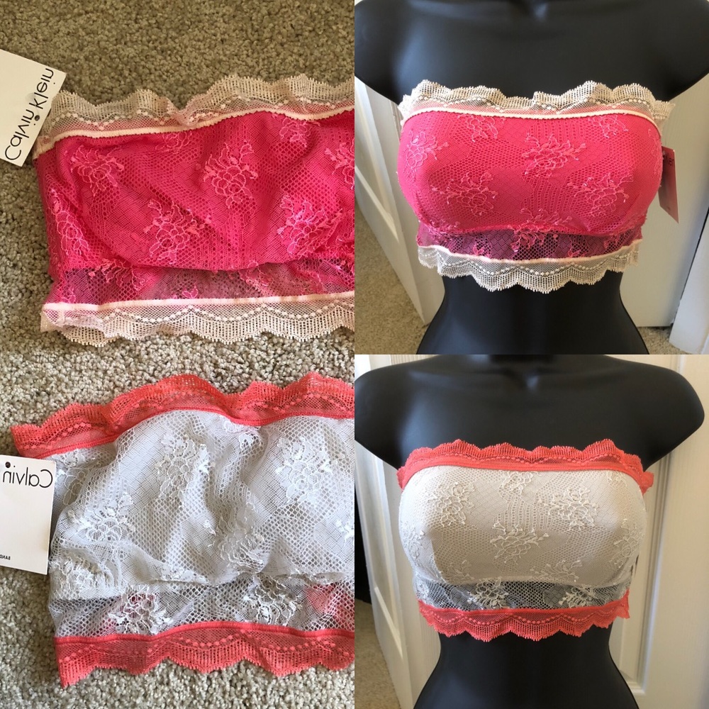 Calvin Klein Lace Bandeaus